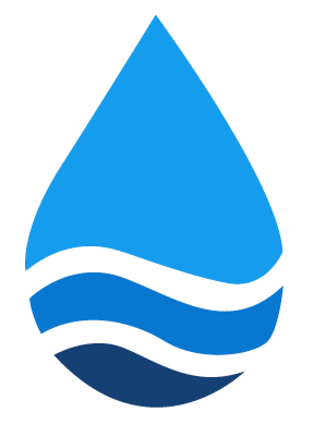 water logo drop